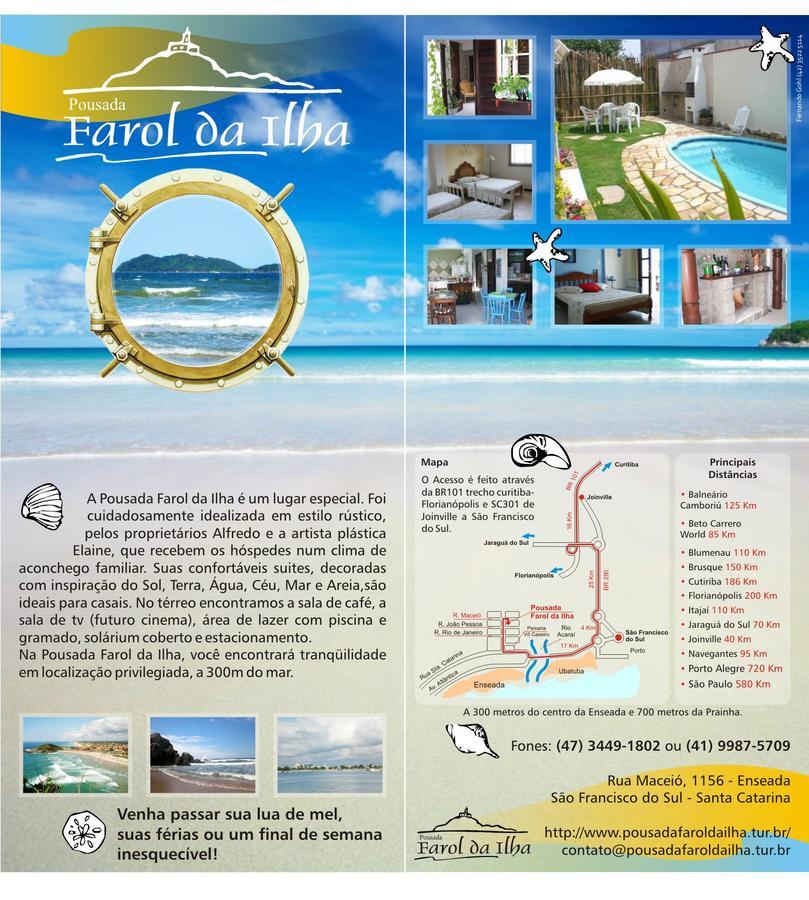 Pousada Farol Da Ilha Residencial Сан-Франсиску-ду-Сул Экстерьер фото